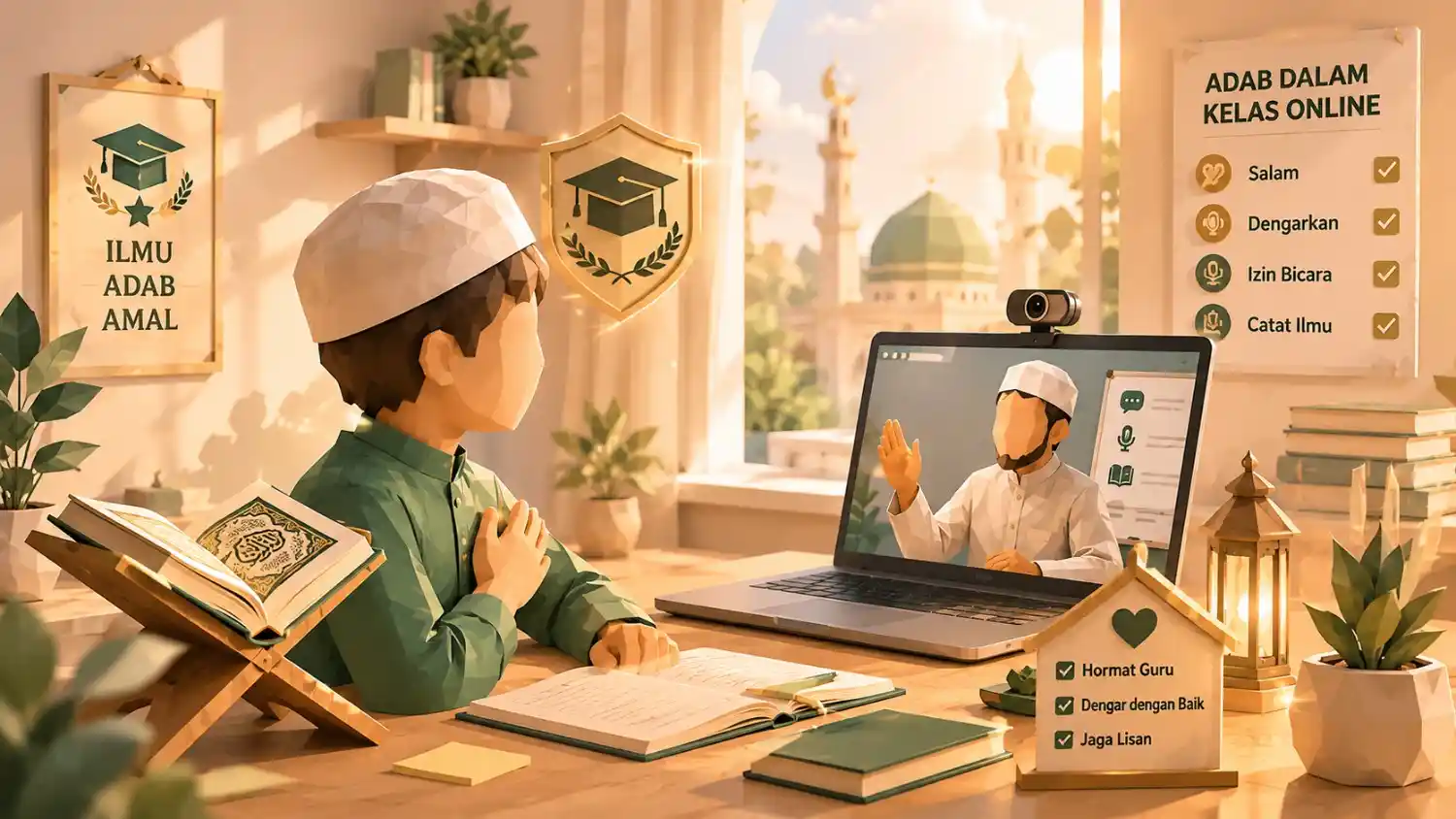 Guru membantu anak membedakan ayat Al-Quran yang mirip saat proses hafalan