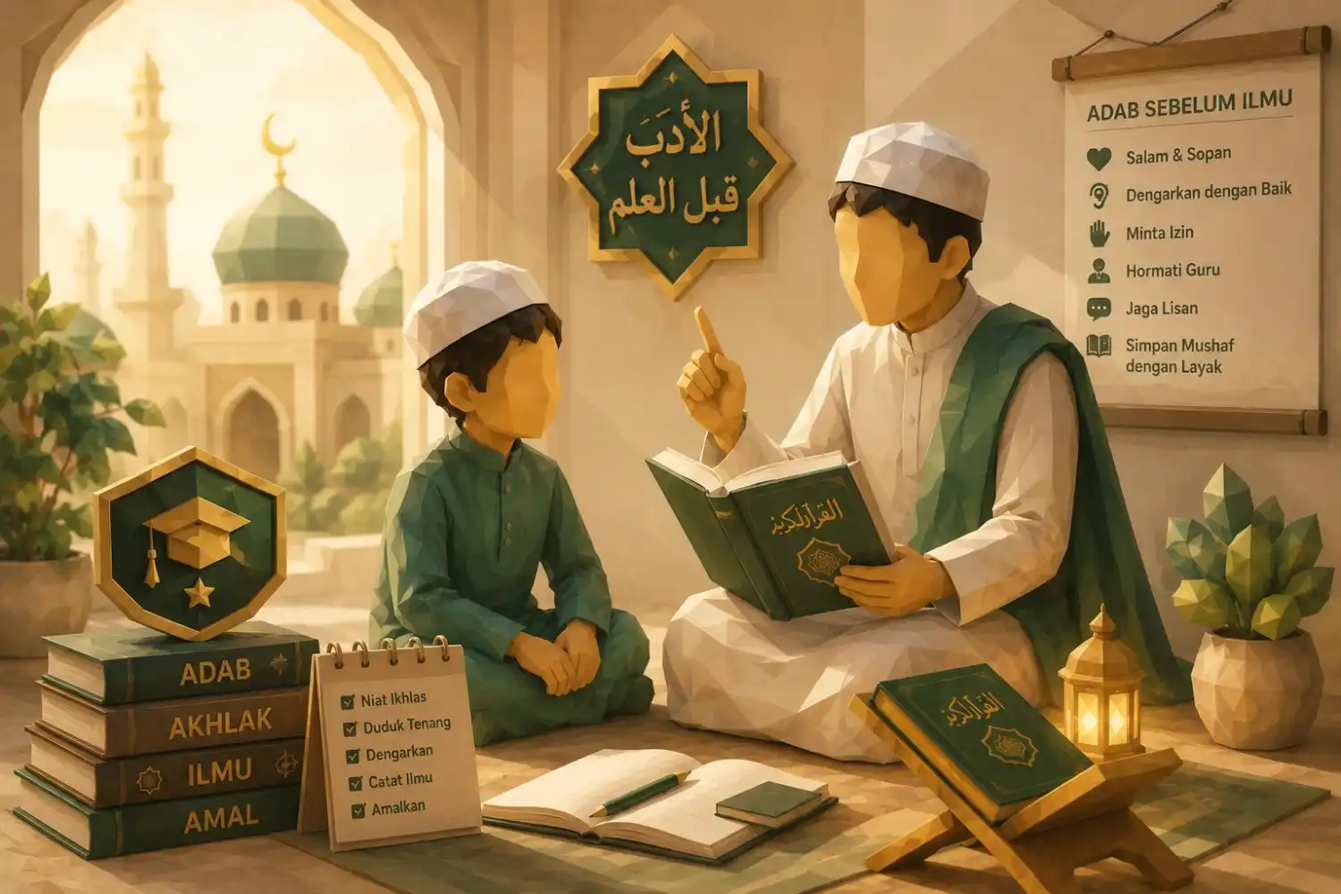 Keluarga Indonesia di Qatar menyiapkan homeschooling online untuk menjaga ritme belajar anak